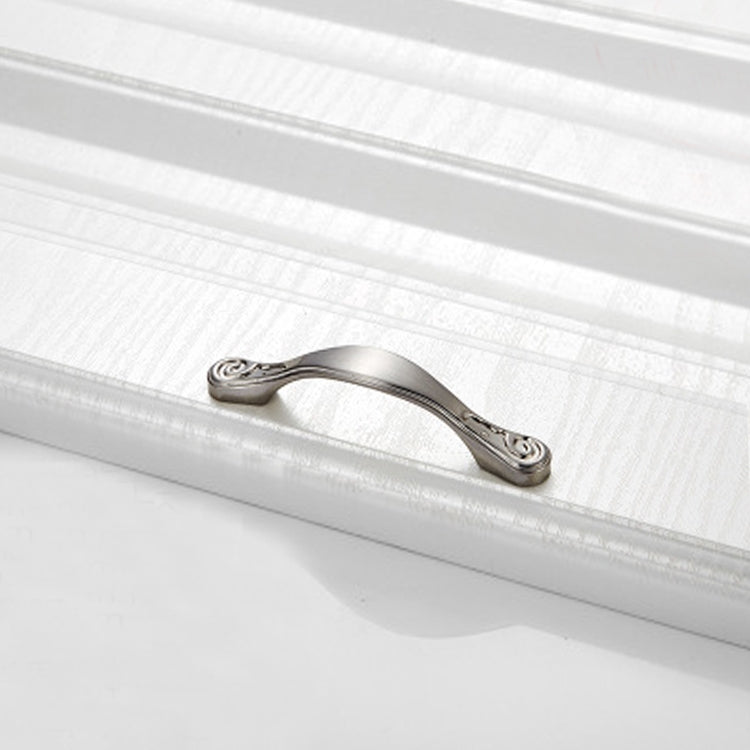 10 PCS 4041-64 Brushed Zinc Alloy Cabinet Handle Pitch: 64mm