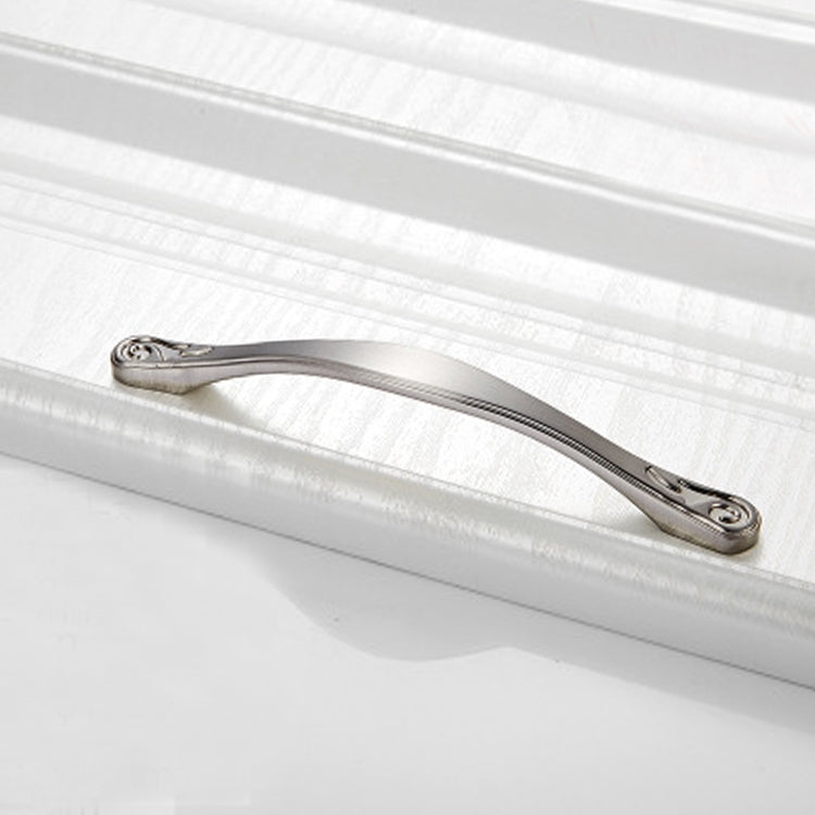 5 PCS 4041-128 Brushed Zinc Alloy Cabinet Handle Pitch: 128mm