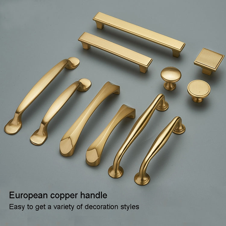 1015 Furniture Cabinet Handle Copper Natural Chinese Handle