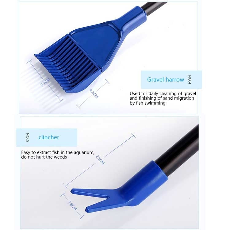5 in 1 Multi-functional Fish Tank Cleaning Tool Set
