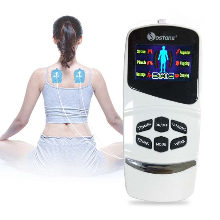 JCE-618 Home Multi-function Intelligent Voice Electronic Massage Instrument Cervical Lumbar Massage Stickers, Random Color Delivery
