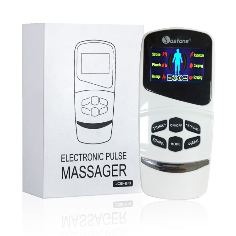JCE-618 Home Multi-function Intelligent Voice Electronic Massage Instrument Cervical Lumbar Massage Stickers, Random Color Delivery