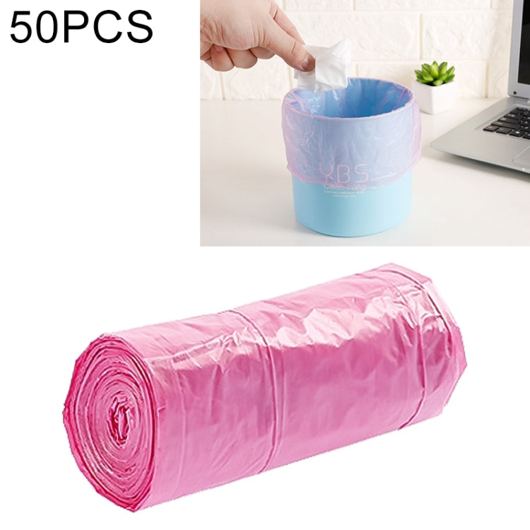 50 PCS Thicken Kitchen Garbage Bag Household Points Off Trash Can Bin Rubbish Disposable Plastic Bags, Size: 31.5*21cm, Random Color Delivery