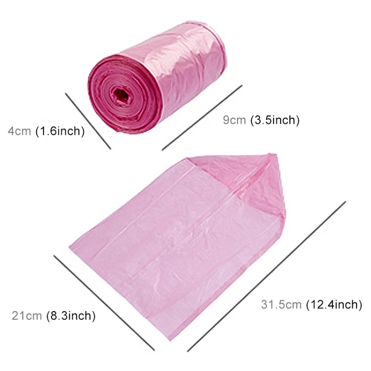 50 PCS Thicken Kitchen Garbage Bag Household Points Off Trash Can Bin Rubbish Disposable Plastic Bags, Size: 31.5*21cm, Random Color Delivery
