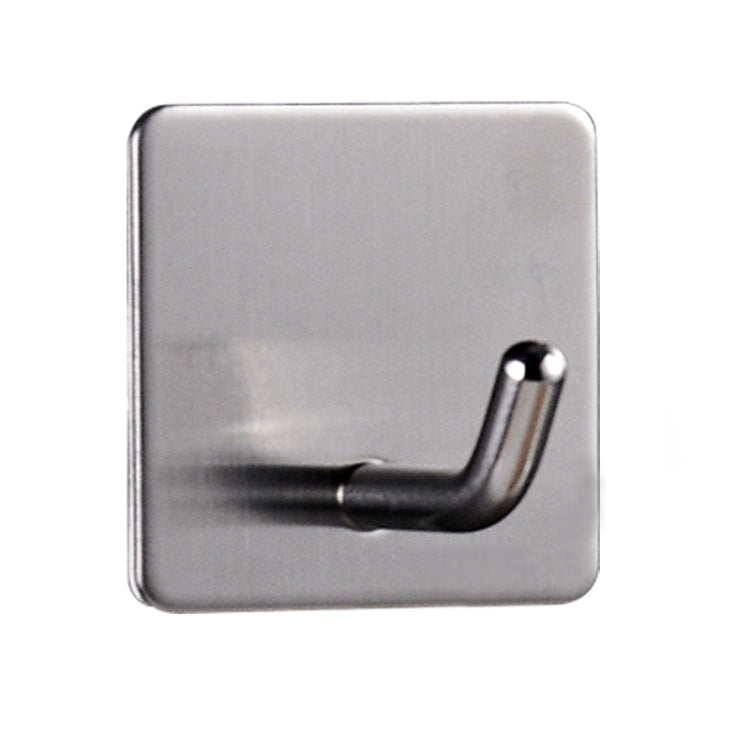 MYD-1039 304 Stainless Steel Sticky Hook Kitchen Bathroom Multi-functional Hole Free Wall Mount Holder