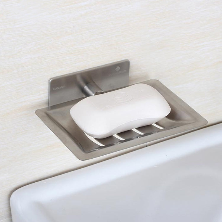 Stainless Steel Soap Holder Bathroom Non-perforated Storage Rack