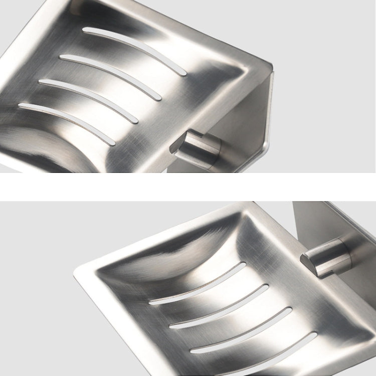 Stainless Steel Soap Holder Bathroom Non-perforated Storage Rack