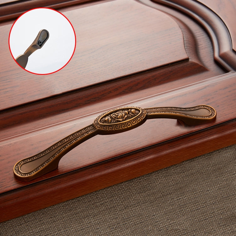3 PCS 6273-128 Chinese American Style Classic Style Cabinet Handle (Coffee)