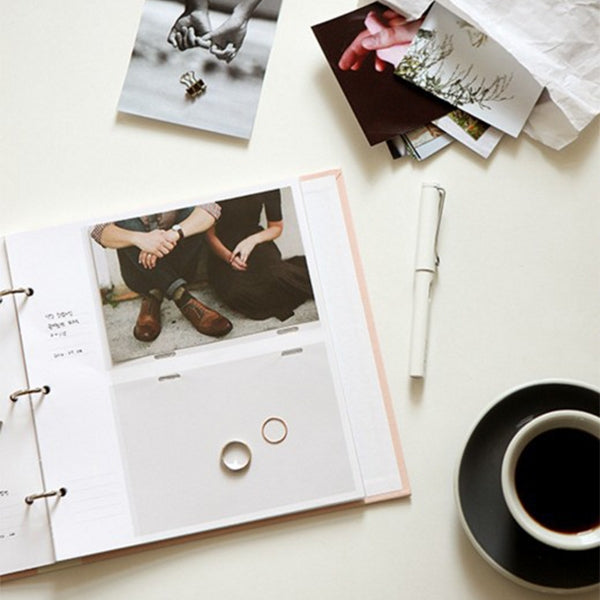 5 inch DIY Creativity Insert Type 3R Flushing Iron Ring Family Photo Album