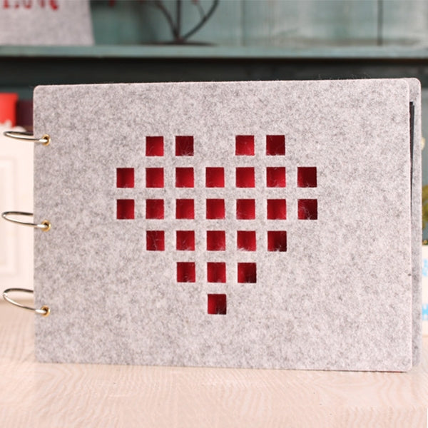 10 inch DIY Creativity Loose-leaf Type Felt  Iron Ring