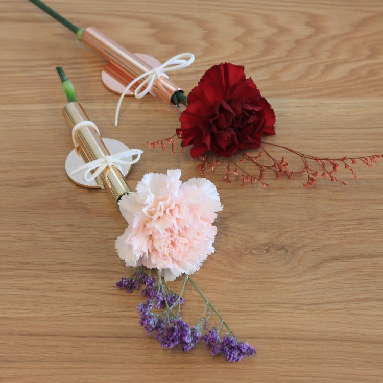 Home Wall Art Hanging Decoration Artificial Flower Arrangement Metal Holder Vase Pot