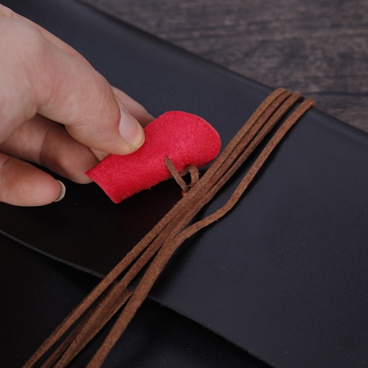 DIY Creativity Loose-leaf Imitation Leather Retro Love Heart Lock Pattern Commemorative Photo Album, Size: S