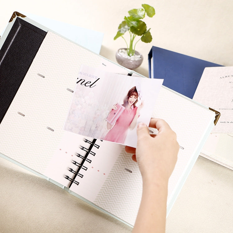 Korean 3 inch DIY Creativity Insert Type PU Children Growth Memorial Photo Album