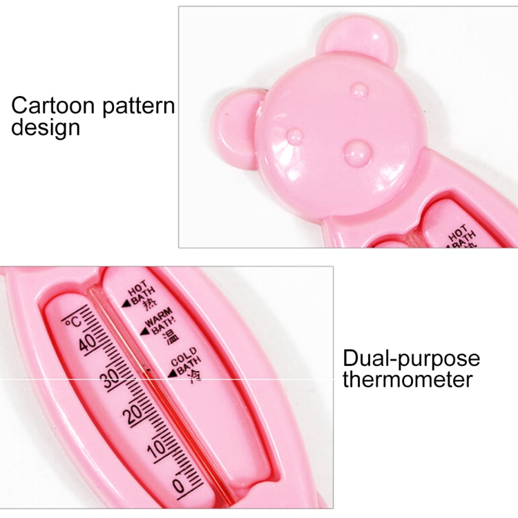 Balcherlam Baby Supplies Bear Shape Water Temperature Gauge, Random Color Delivery