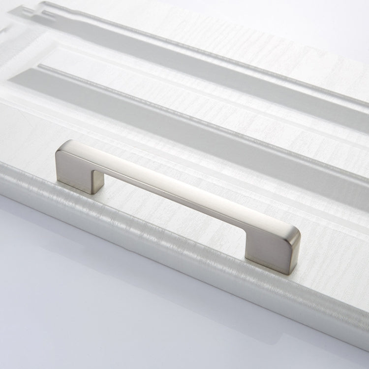 5 PCS 6613-96 Simple Cabinet Door Handle Drawer Wardrobe Zinc Alloy Handle (Brushed)