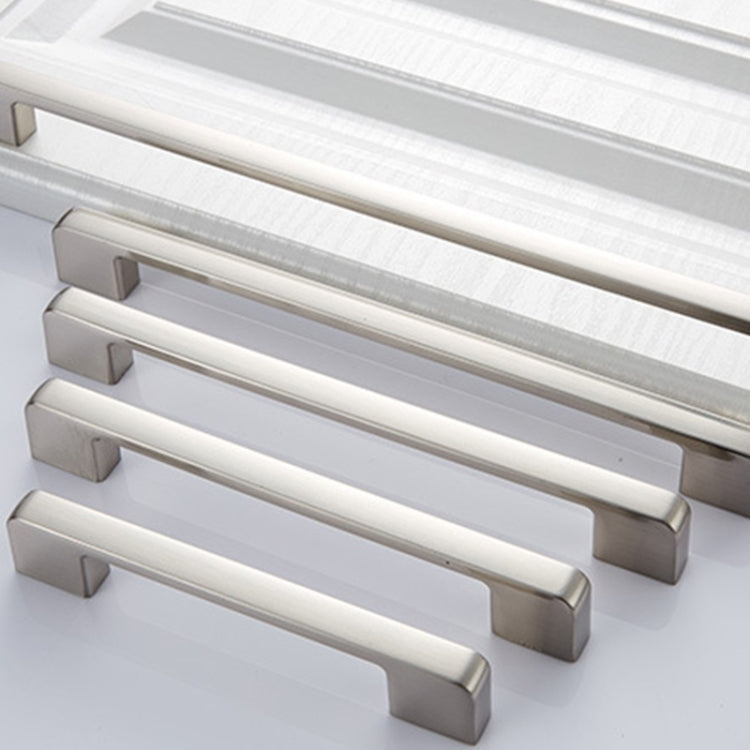 5 PCS 6613-96 Simple Cabinet Door Handle Drawer Wardrobe Zinc Alloy Handle (Brushed)