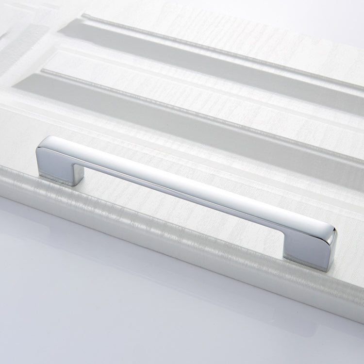 3 PCS 6613-192 Simple Cabinet Door Handle Drawer Wardrobe Zinc Alloy Handle (Bright Chrome)