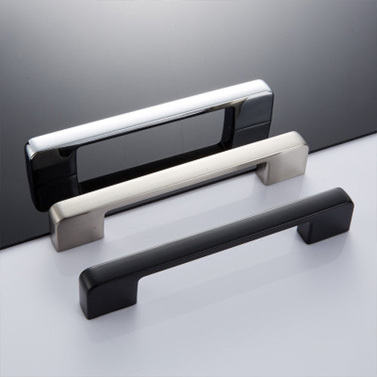2 PCS 6613-224 Simple Cabinet Door Handle Drawer Wardrobe Zinc Alloy Handle (Brushed)