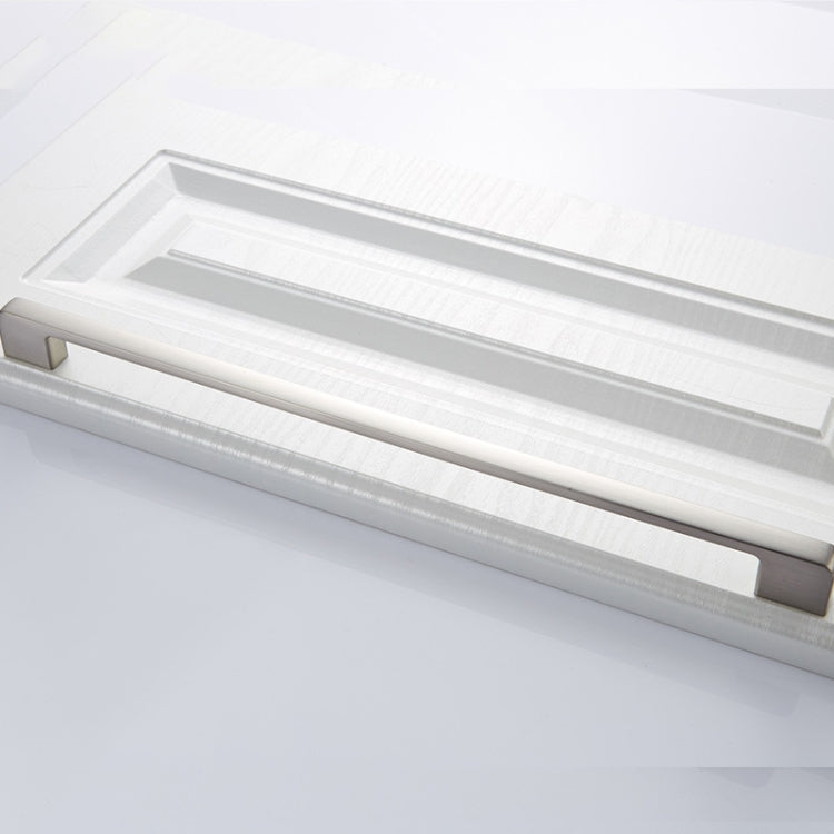 2 PCS 6613-320 Simple Cabinet Door Handle Drawer Wardrobe Zinc Alloy Handle (Brushed)