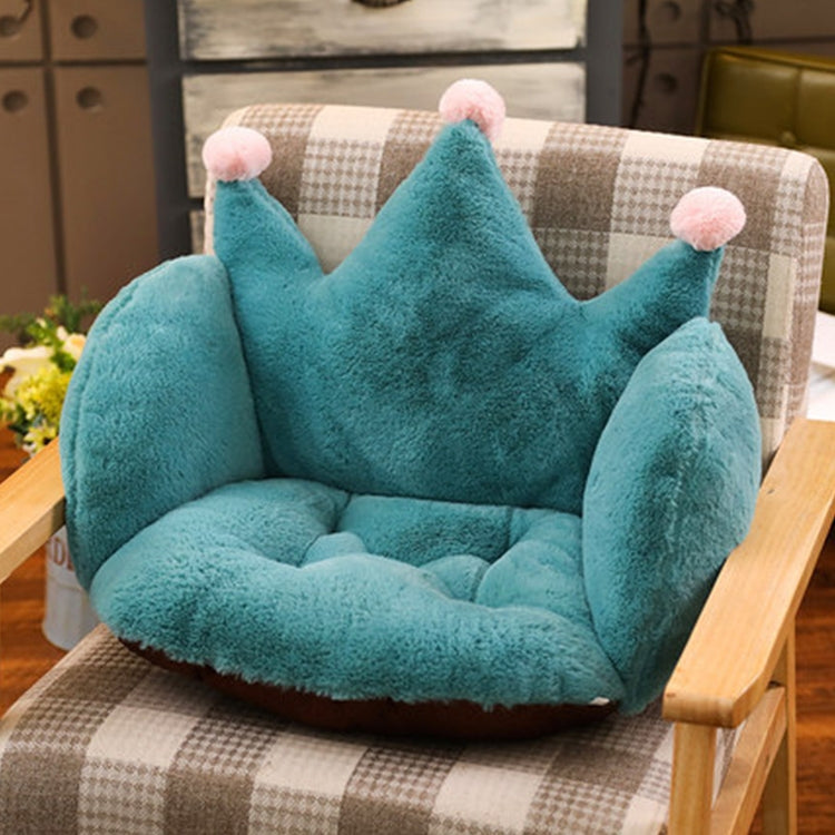 Home Office Supplies Crown Shape Rabbit Plush Non-slip Cushion Pillow, size: 55 x 40 x 40cm