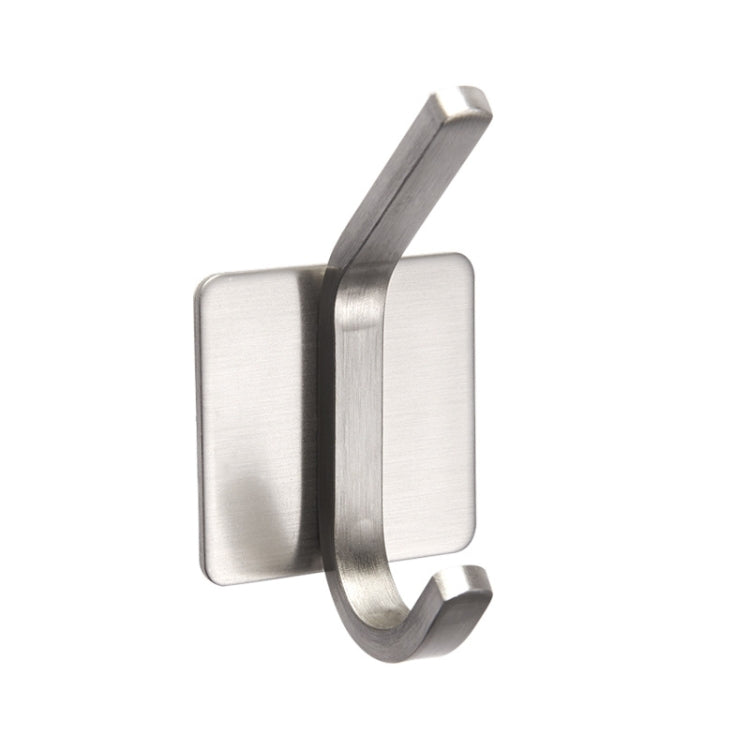 Stainless Steel Long Tailed Clothes Hook Bathroom Non-perforated Storage Rack