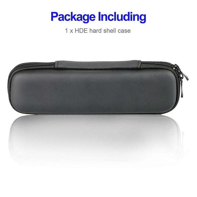 Multi-function Stationery Earphone Data Cable Storage Box Protective Bag (Black)