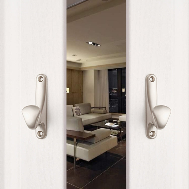 5 PCS Hook-01 Aluminum Alloy Wall Hanging Key Receiving Hanging Hook (Silver)