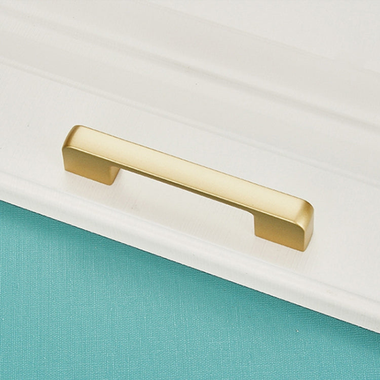 5 PCS 6613_96 Zinc Alloy Closet Cabinet Handle Pitch: 96mm (Gold)