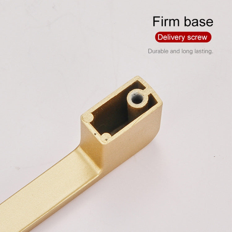 5 PCS 6613_96 Zinc Alloy Closet Cabinet Handle Pitch: 96mm (Gold)