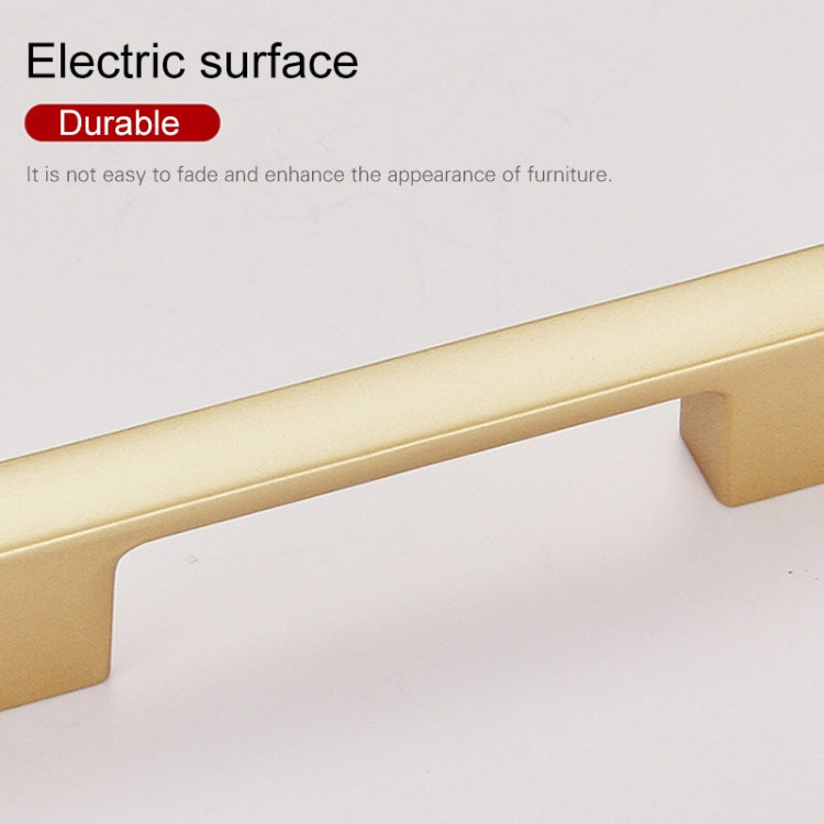 5 PCS 6613_96 Zinc Alloy Closet Cabinet Handle Pitch: 96mm (Gold)