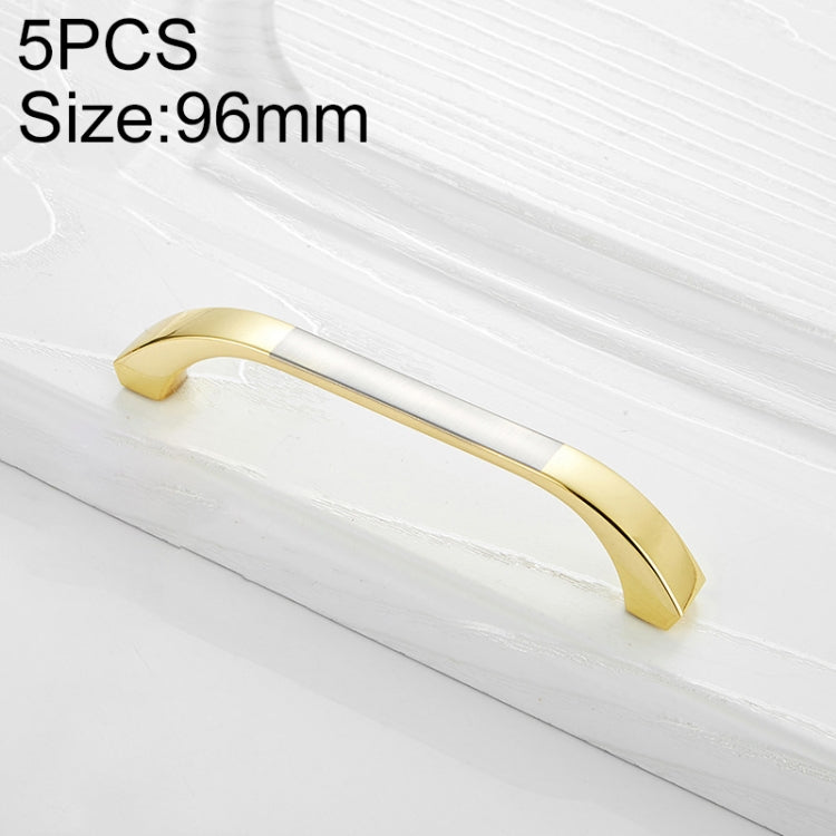 5 PCS 4003_96 Stainless Steel Closet Cabinet Handle Pitch: 96mm