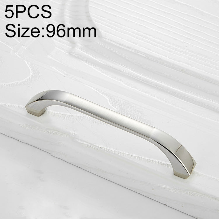 5 PCS 4003_96 Stainless Steel Closet Cabinet Handle Pitch: 96mm