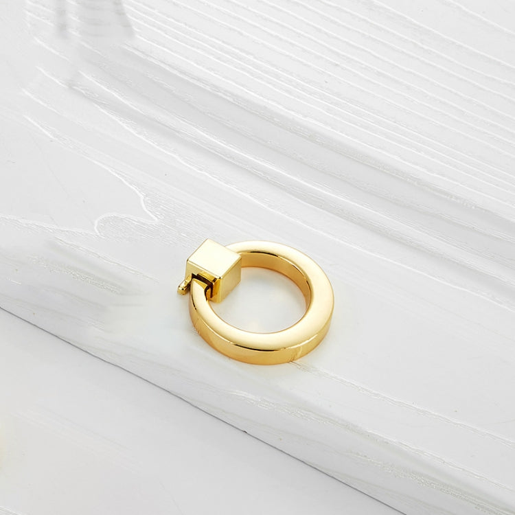 5 PCS 4201 Stainless Steel Single Hole Closet Cabinet Handle(Gold)