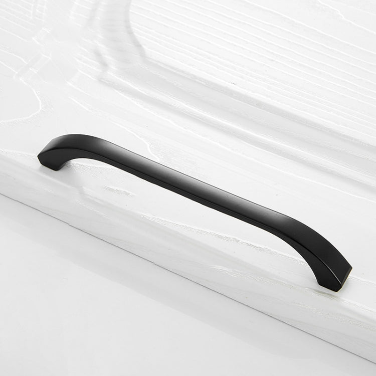 5 PCS 4003_160 Stainless Steel Closet Cabinet Handle Pitch: 160mm (Black)