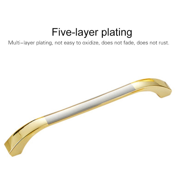 5 PCS 4201 Stainless Steel Single Hole Closet Cabinet Handle(Black)