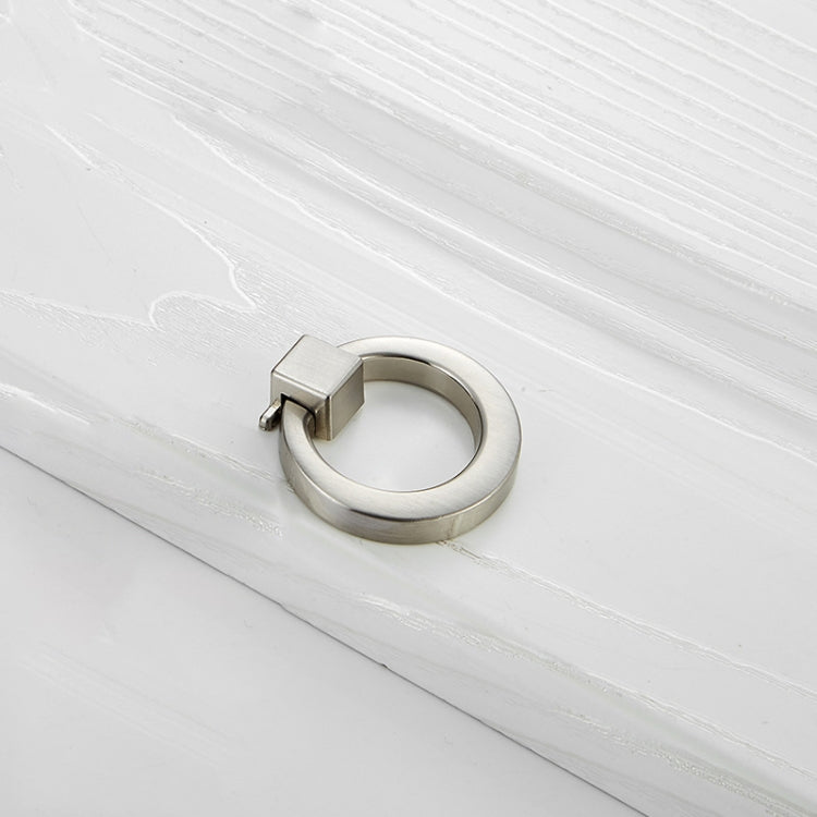 5 PCS 4201 Stainless Steel Single Hole Closet Cabinet Handle (Silver)