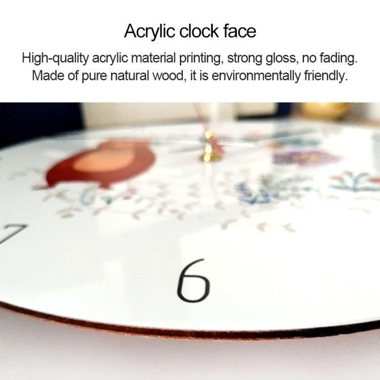 Black Hole Pattern Round Shape Creative Living Room Decorative Wall Clock