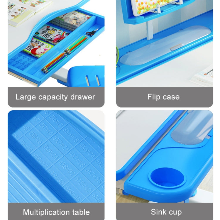Multifunctional Lifting Plastic Children  Study Table and Chair Set