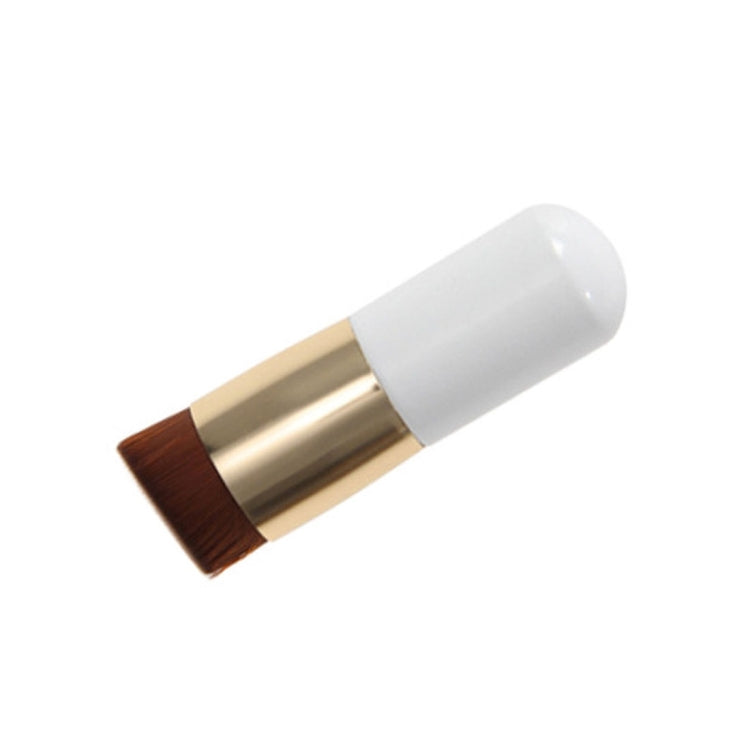 Short Wooden Handle Large Oblique Head Buffer Foundation Powder Makeup Brushes Plump Round Brush Makeup BB Cream Tools