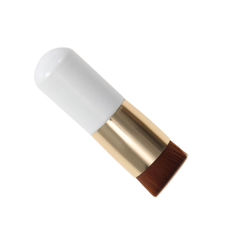 Short Wooden Handle Large Oblique Head Buffer Foundation Powder Makeup Brushes Plump Round Brush Makeup BB Cream Tools