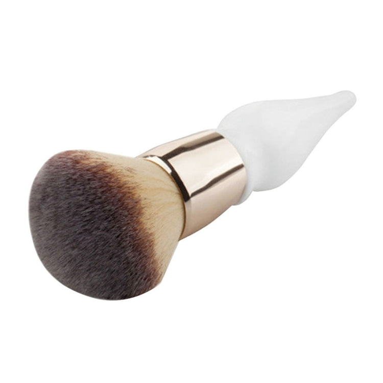 Gourd Shape Wooden Handle Large Round Head Buffer Foundation Powder Makeup Brushes Plump Round Brush Makeup BB Cream Tools