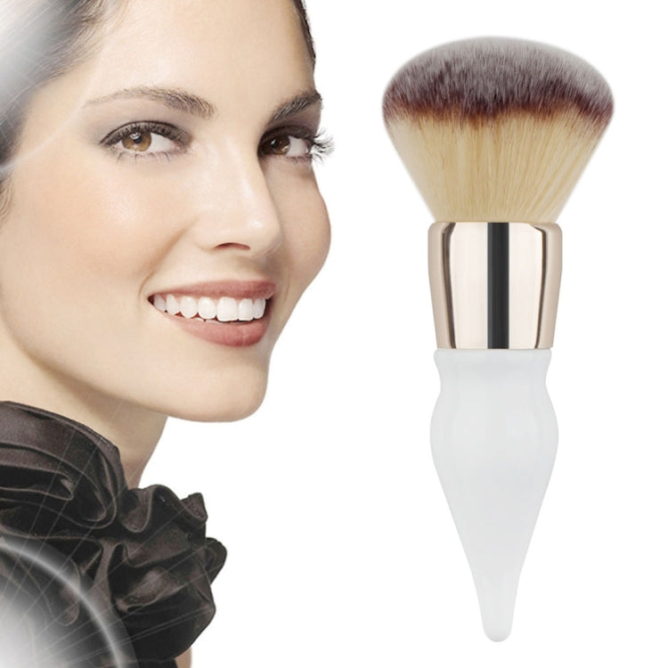 Gourd Shape Wooden Handle Large Round Head Buffer Foundation Powder Makeup Brushes Plump Round Brush Makeup BB Cream Tools