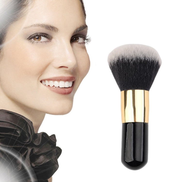 Short Wooden Handle Large Round Head Buffer Foundation Powder Makeup Brushes Plump Round Brush Makeup BB Cream Tools