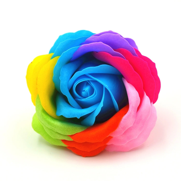 5 PCS Rose Shaped Colorful Soap Flowers, Random Color Delivery