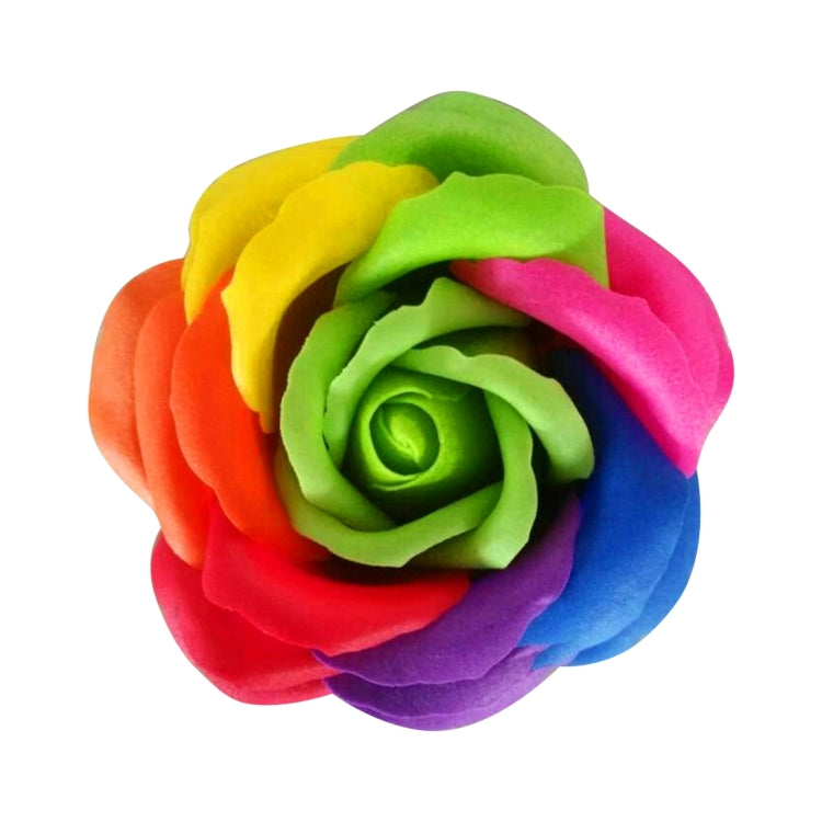 5 PCS Rose Shaped Colorful Soap Flowers, Random Color Delivery