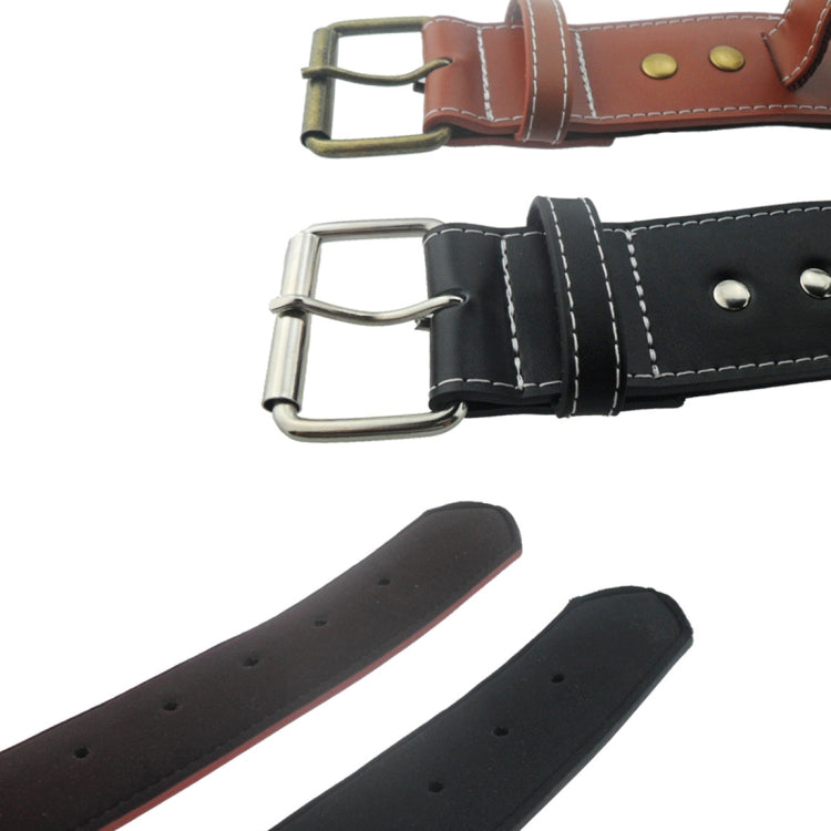Leather Pet Dog Collar Pet Products for Big Pet, Size: 4.5*68.5cm