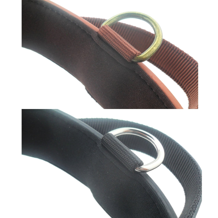 Leather Pet Dog Collar Pet Products for Big Pet, Size: 4.5*58.5cm(Coffee)