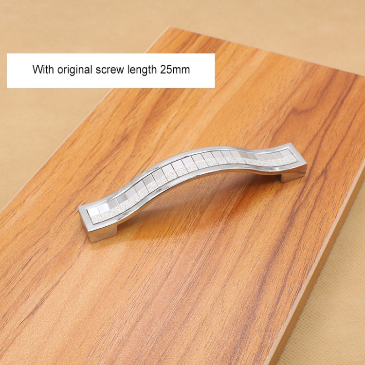 4 PCS  Crystal Color Diamond Modern Wardrobe Door Cabinet Wine Cabinet Fashion Drawer Handle, Hole Distance: 96mm