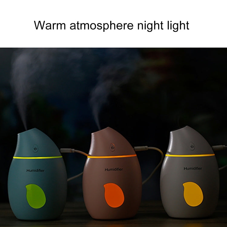 2W Creative Portable Mango Shape Mute Desktop Air Humidifier with LED Light, Capacity: 160ml, DC 5V