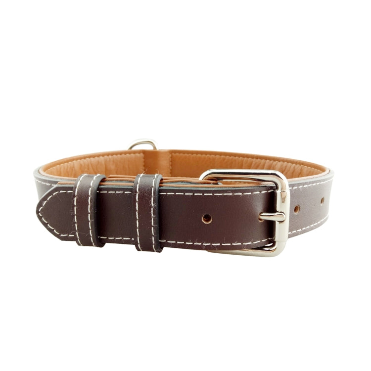 Leather Pet Dog Collar Pet Products Big Dog Collar, Size: 2XL, 3.5 * 70cm